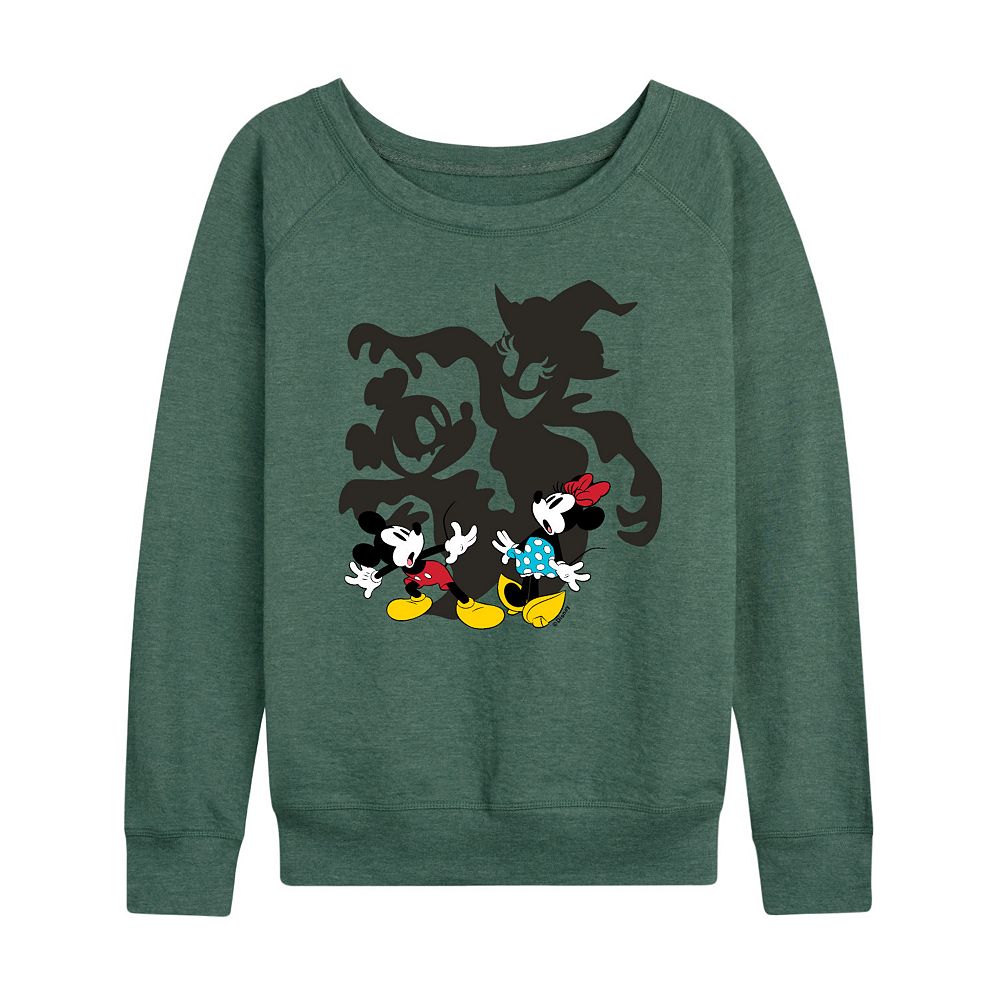 Disney's Mickey & Minnie Mouse Women's Halloween Shadows French Terry ...