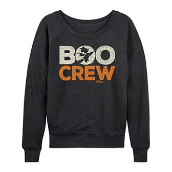 Disney's Minnie Mouse Women's Boo Crew French Terry Long Sleeve Tee