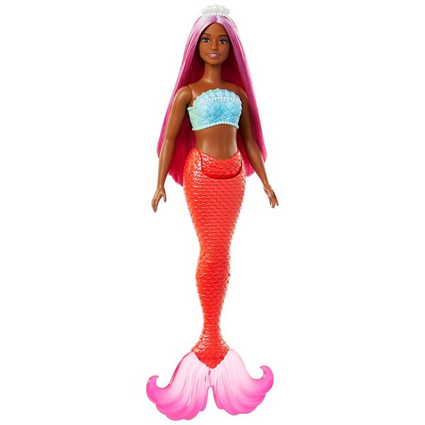 Barbie® Purple Hair Mermaid Doll - Orange