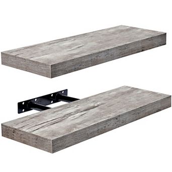 Sorbus 2-pack Rectangle Floating Shelves