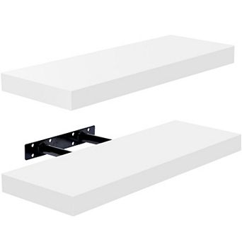 Sorbus 2-pack Rectangle Floating Shelves