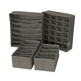 Sorbus Foldable Drawer Dividers 4 pc Set