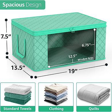 Sorbus 3-pack Foldable Storage Bag Organizers