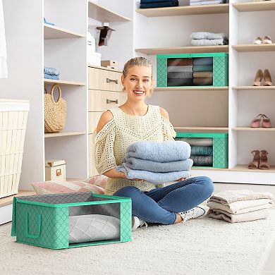 Sorbus 3-pack Foldable Storage Bag Organizers