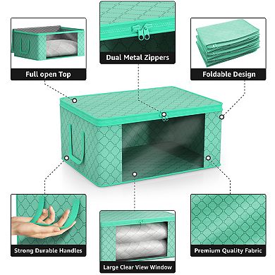 Sorbus 3-pack Foldable Storage Bag Organizers