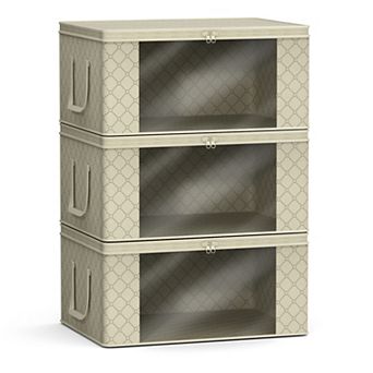 Sorbus 3-pack Foldable Storage Bag Organizers