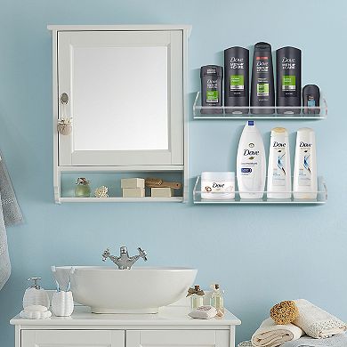 Sorbus 2-pack Acrylic Shelves