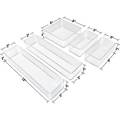 Sorbus 5-piece Office Drawer Organizer Set