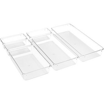 Sorbus 6-drawer Clear Plastic Organizer Set