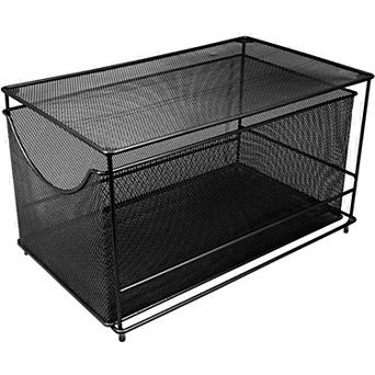 Sorbus Metal Mesh Cabinet Organizer