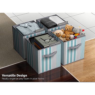 Sorbus 6-pack Foldable Fabric Storage Cube Bins