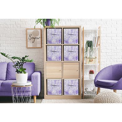 Sorbus 4-pack Foldable Fabric Storage Cube Bins