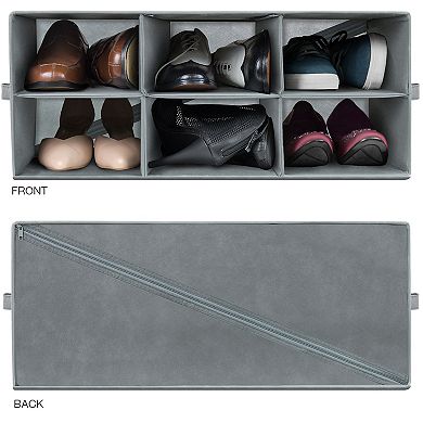 Sorbus 6-section Shoe Organizer