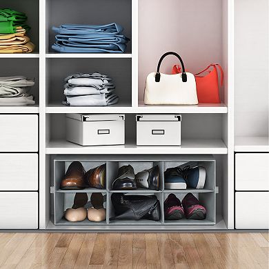 Sorbus 6-section Shoe Organizer