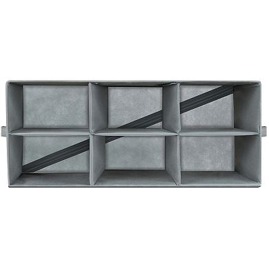 Sorbus 6-section Shoe Organizer