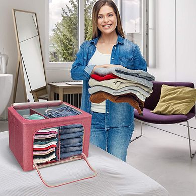 Sorbus 2-pack Large Foldable Storage Box