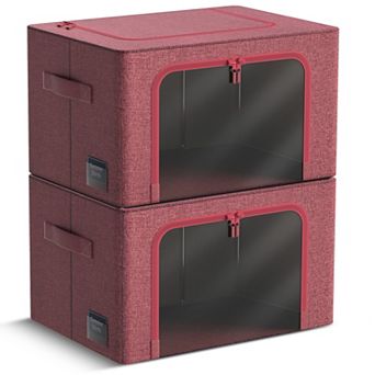 Sorbus 2-pack Large Foldable Storage Box