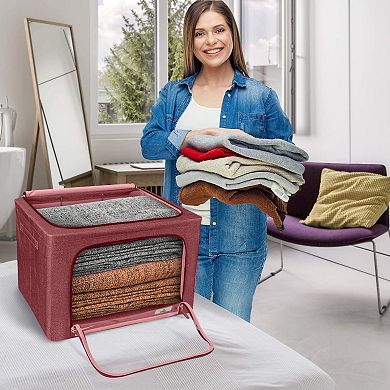 Sorbus 2-pack Large Foldable Storage Box