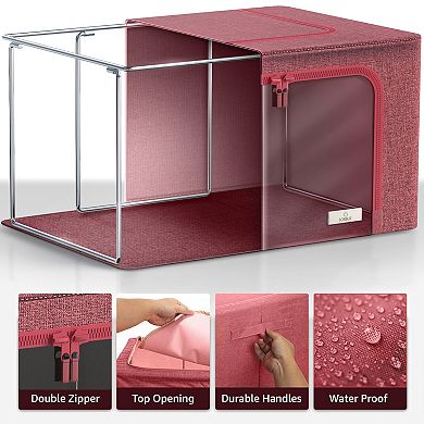 Sorbus 2-pack Large Foldable Storage Box