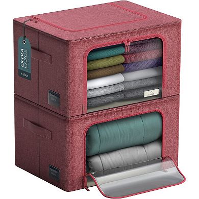 Sorbus 2-pack Large Foldable Storage Box