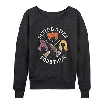 Disney's Hocus Pocus Women's Stick Together French Terry Long Sleeve Tee