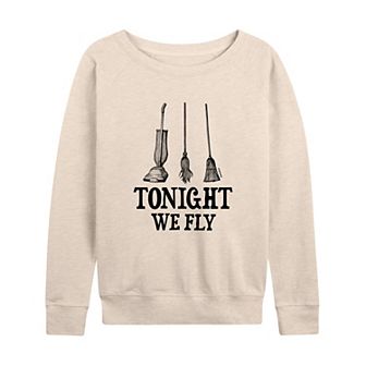 Disney's Hocus Pocus Women's Tonight We Fly French Terry Long Sleeve Tee
