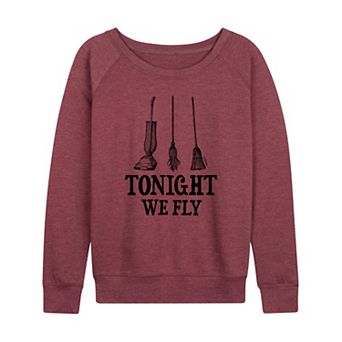 Disney's Hocus Pocus Women's Tonight We Fly French Terry Long Sleeve Tee