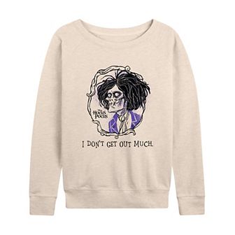 Disney's Hocus Pocus Women's Billy Dont Get Out Much French Terry Long Sleeve Tee