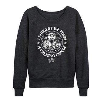 Disney's Hocus Pocus Women's Calming Circle French Terry Long Sleeve Tee