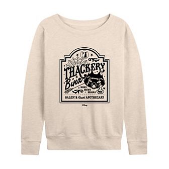 Disney's Hocus Pocus Women's Binx Business Sign French Terry Long Sleeve Tee