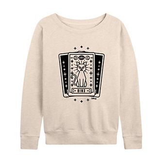 Disney's Hocus Pocus Women's Binx Tarot Card French Terry Long Sleeve Tee