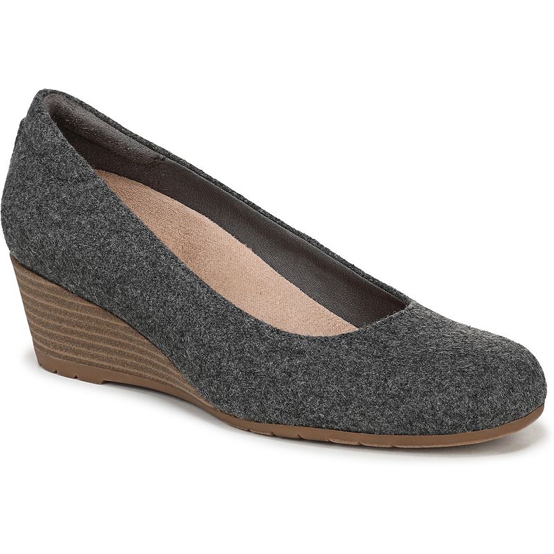 Dr. Scholl's Be Flex Women's Wedge Pumps, Size: 8, Grey