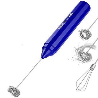 Zulay Kitchen Froth N Go Rechargeable Milk Frother With Case For Lattes