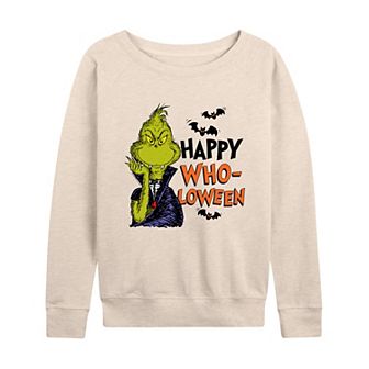 Women's Dr. Seuss Happy WhoLoween French Terry Long Sleeve Tee