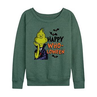 Women's Dr. Seuss Happy WhoLoween French Terry Long Sleeve Tee