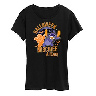 Disney's Lilo & Stitch Women's Halloween Mischief Graphic Tee