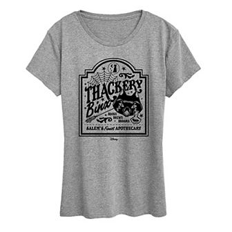 Disney's Hocus Pocus Women's Binx Business Sign Graphic Tee