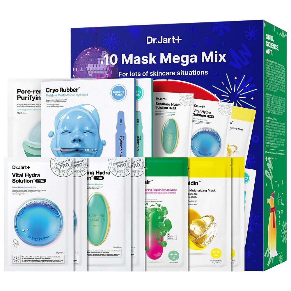 Dr. Jart Korean Face Mask 10 Pack Gift Set