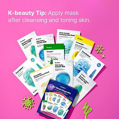 Korean Face Mask 10 Pack Gift Set