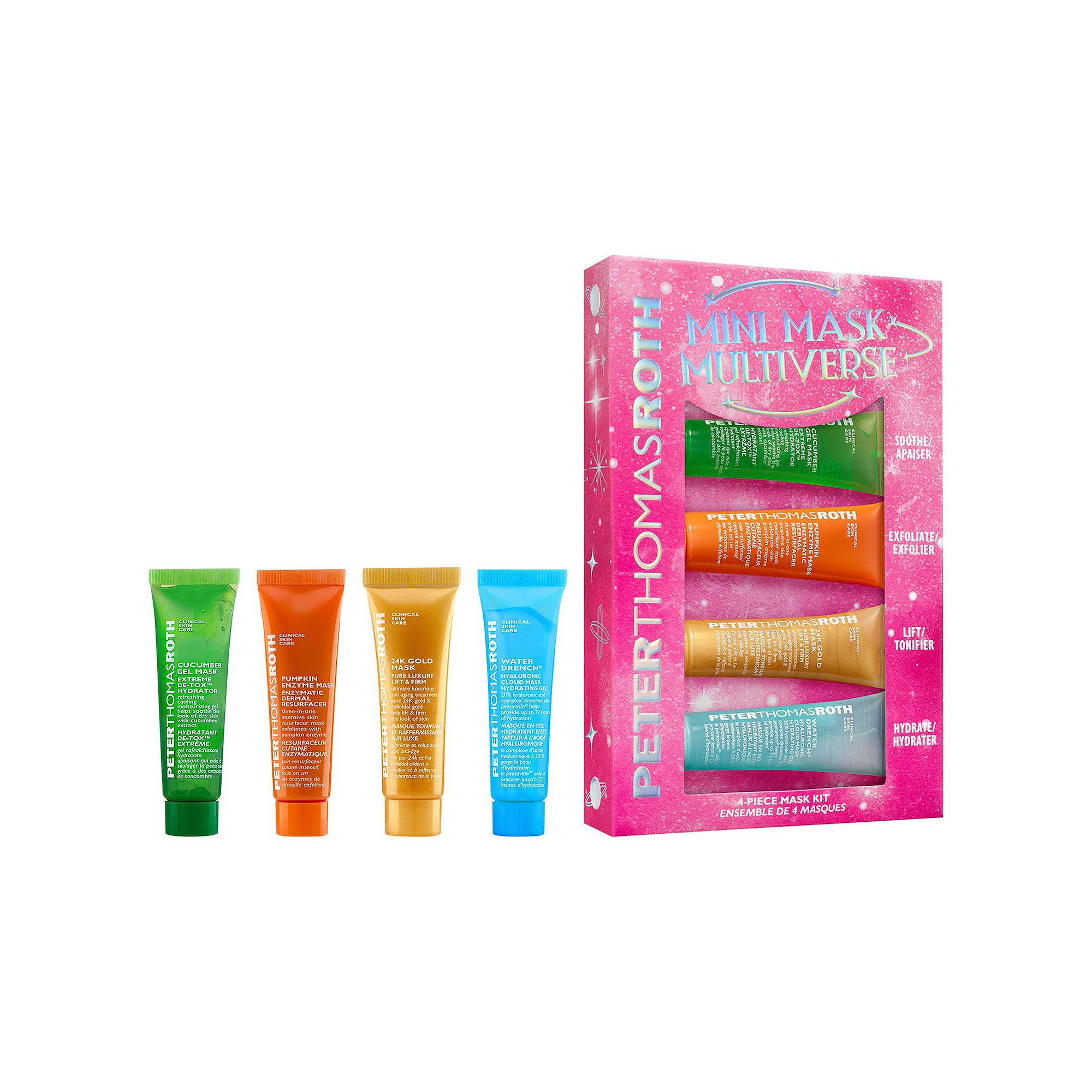 Peter Thomas Roth Mini Mask Multiverse 4-Piece Mask Kit, Size: 0.2 FL Oz, N