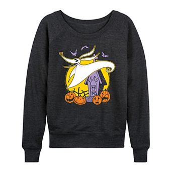 Disney's Nightmare Before Christmas Zero Women's French Terry Long Sleeve Tee