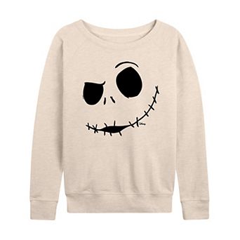 Disney's Nightmare Before Christmas Jack Skellington Women's French Terry Long Sleeve Tee
