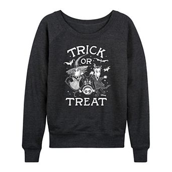 Disney's Nightmare Before Christmas Women's Trick or Treat French Terry Long Sleeve Tee
