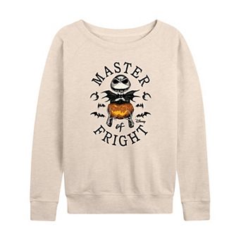 Disney's Nightmare Before Christmas Jack Women's Master of Fright French Terry Long Sleeve Tee