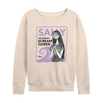Disney's Nightmare Before Christmas Sally Women's Original Scream Queen French Terry Long Sleeve Tee
