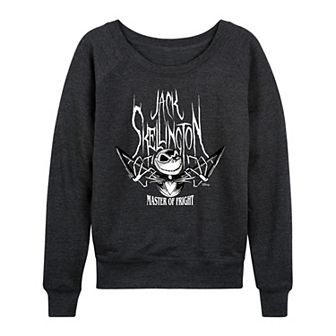 Disney's Nightmare Before Christmas Jack Women's Master of Fright French Terry Long Sleeve Tee