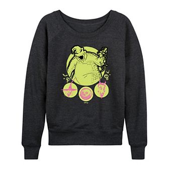 Disney's Nightmare Before Christmas Oogie Boogie Women's French Terry Long Sleeve Tee