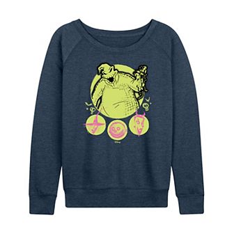 Disney's Nightmare Before Christmas Oogie Boogie Women's French Terry Long Sleeve Tee
