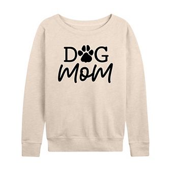 Women's Dog Mom French Terry Long Sleeve Tee
