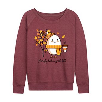 Women's Humpty Had A Great Fall French Terry Long Sleeve Tee